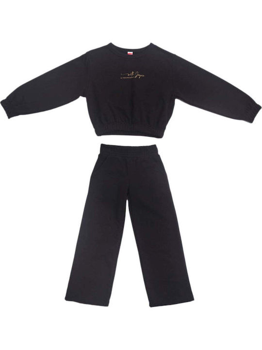 Joyce Kids Sweatpants Set Black 2pcs Endless