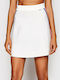 High-waisted Mini Skirt White