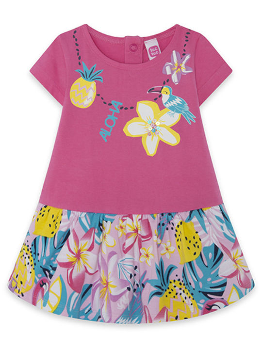 Tuc Tuc Kids Dress Floral Short Sleeve Multicolour