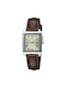 Casio Watch with Brown Leather Strap