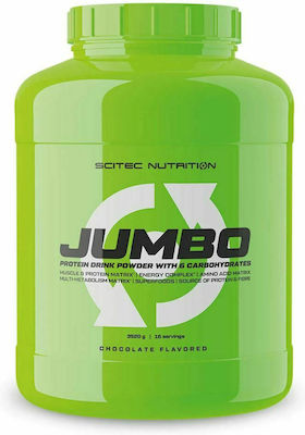 Scitec Nutrition Jumbo Drink Powder With 6 Carbohydrates with Flavor Chocolate 3.52kg