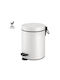 Sanco Inox Toilet Bin with Soft Close Lid 5lt White