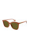 Gucci Sonnenbrillen mit Rosa Rahmen und Braun Linse GG1071S 004