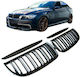 Carner Καρδιές Μάσκας με Διπλή Γρίλια για BMW 3 E90 /E91 2005-2008 M4 Look Μαύρο Ματ 4τμχ
