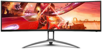 AOC Agon AG493UCX2 Ultrawide VA HDR Gebogen Spiele-Monitor 48.8" 5120x1440 165Hz mit Reaktionszeit 4ms GTG