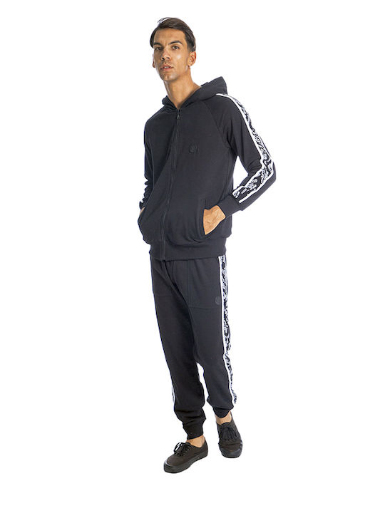 Paco & Co Pantaloni de trening cu Elastic Negru