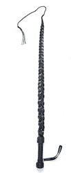 Μαστίγιο Deluxe Leather Harness Whip 80cm Black