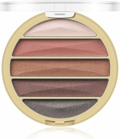 Miss Rose 5colors Portable Παλέτα με Σκιές Ματιών σε Στερεή Μορφή 12gr