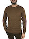 Gnious Herren Langarm-Pullover Braun