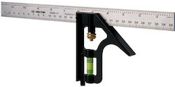 King Tony Winkelmesser Zimmerleute Aluminium Länge 30,5cm mit Wasserwaage