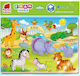 Kinderpuzzle Dschungel 24pcs Roter Kafer