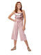 Εβίτα Girls Fabric Jumpsuit Pink