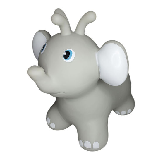 Gerardo’s Toys Hop Hop Elephant for 1+ Years Gray 44cm.