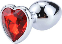 LateToBed AfterDark Analspielzeug & Heart Jewel Πρωκliche Anal Plug Mittel Rote Scarlet