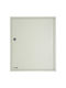 Vorel Metallic Wall Key Hooks Beige 80 Hooks With Lock 38x8x45cm