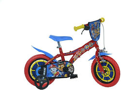 Dino Paw Patrol 12" Bicicletă Copii BMX Roșie Dino Paw Patrol 12" Bicicletă Copii BMX Roșie
