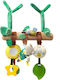 Babyono Pendant Toy for Car with Teether and Mirror Teddy Gardener for 0++ Months BN1473