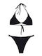 Triangle bikini set black Black Black