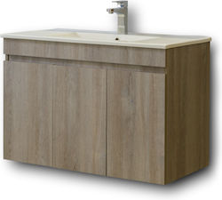 Martin Omega 85 Sitzbank mit Waschbecken Melami...