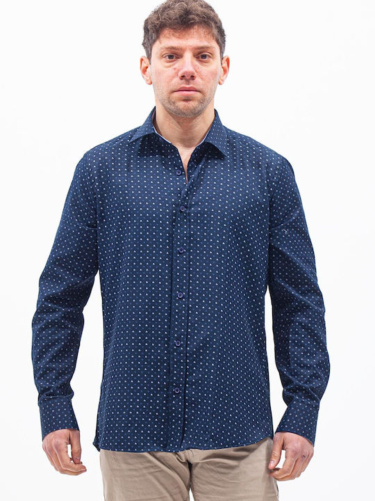 Men's shirt with micro pattern