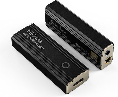 Fiio KA3 Φορητός Ψηφιακός Ενισχυτής Ακουστικών Μονοκάναλος με DAC, USB και Jack 3.5mm