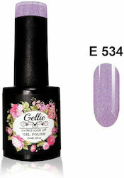 Gellie Хибриден Лак за Нокти E 534 с Glitter 10...