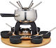 Kitchen Craft Artesà Σκεύος για Φοντύ με Ρεσώ Μεταλλικό 38x38x31cm