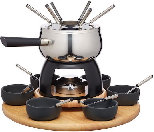 Kitchen Craft Artesà Σκεύος για Φοντύ με Ρεσώ Μεταλλικό 38x38x31cm