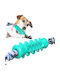 Pet Interest Soft Jagged Pet Tooth Игра Куче Small 42εκ. Светлосин 1бр