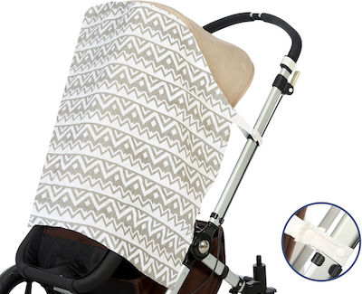 Kiokids Stroller Sunshade Beige