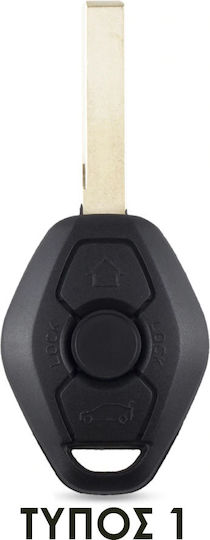 BMW Car Key Shell with Blade with 3 Buttons for Bmw