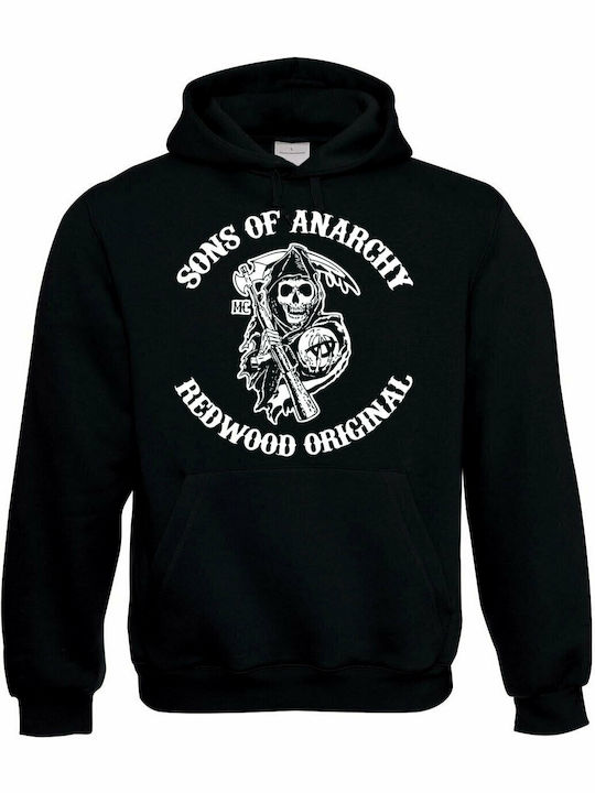 Samcro Redwood Original Hoodie Sons of Anarchy Black