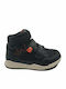 Kids Sneakers High with Scratch Blue