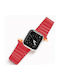 Dux Ducis Magnetic Λουράκι Μεταλλικό Κόκκινο (Apple Watch 38/40/41mm)