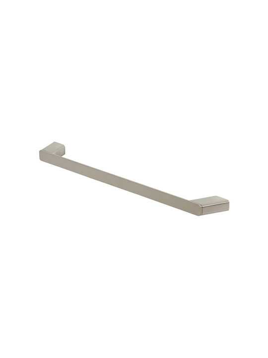 Geesa Shift Single Wall-Mounted Bathroom Rail ​60x60cm Inox Silver