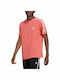 Adidas Ανδρικό T-shirt Κοντομάνικο Πορτοκαλί