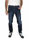 Men's Jeans Pants with Relaxed Fit Navy Blue