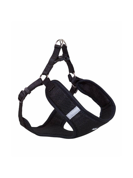 Nobby Dog Harness Vest Mesh Reflect Black Medium 15mm x 48-56cm 80626-05