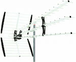 UHF-160 LTE Outdoor TV Antenna (without power supply) Black Connection via Coaxial Cable