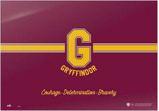 Grupo Erik Single Desk Pad Plastic Harry Potter Gryffindor Burgundy 49.5x34.5cm