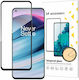 Wozinsky Super Tough Пълно лепило Закалено стъкло за цялото лице Черен (OnePlus Nord CE)