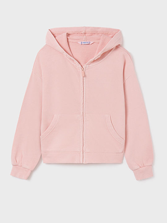Mayoral Kids Sweatshirt Cardigan Cotton with Ho...