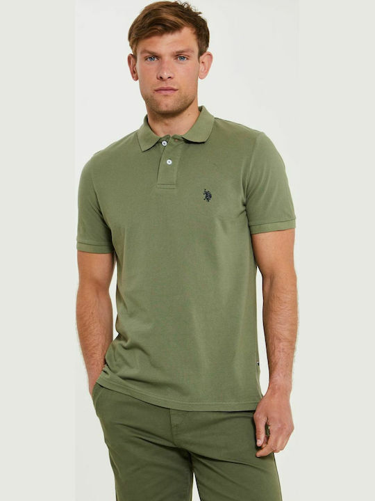 U.S. Polo Assn. Polo Μπλούζα Κοντομάνικη Χακί