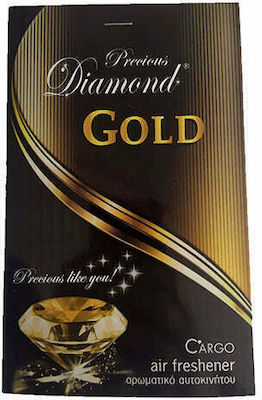 Cargo Lufterfrischer-Karte Autoanhänger Precious Diamond Gold 1Stück