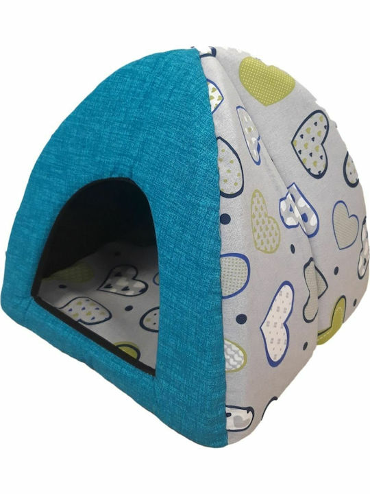 Madpet Igloo Κρεβάτι Σκύλου Φωλιά Μπλε 43x43εκ.