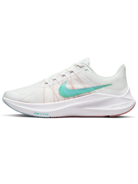 Nike Winflo 8 Γυναικεία Αθλητικά Παπούτσια Running Λευκά