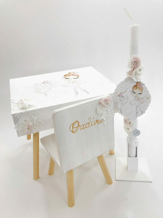 Elena Manakou Ballerina and the Swan Baptism Package with Theme Swan 2pcs