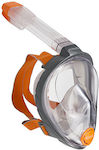 ARIA Classic Grey Full Face Snorkel Mask L/XL