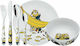 WMF Feeding Set Minions made of Porcelain White 6pcs