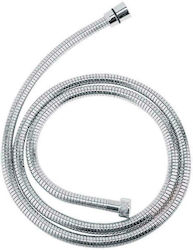 Ferro Metallic Shower Hose Silver W72 200cm (1/2")